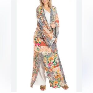SAACHI Multicolor Patchwork Cardigan